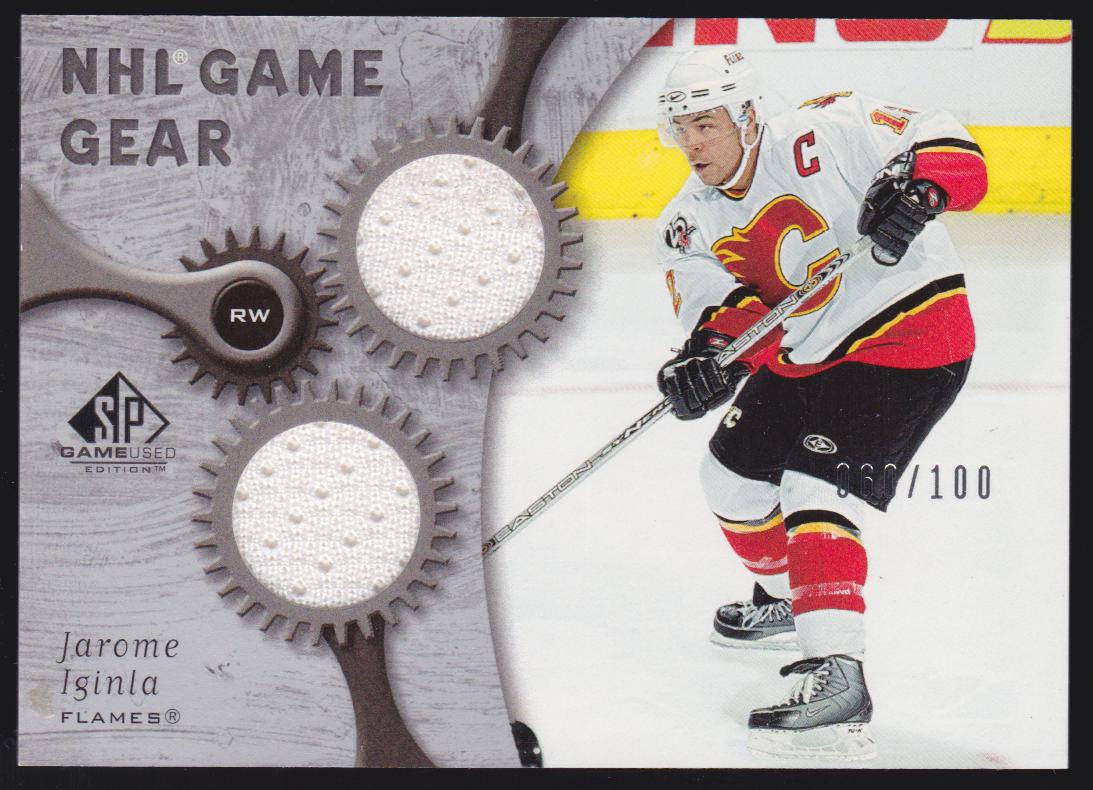 2005-06 SP Game Used Game Gear #GGJI Jarome Iginla (image for) 2005-06 SP Game Used Game Gear #GGJI Jarome Iginla