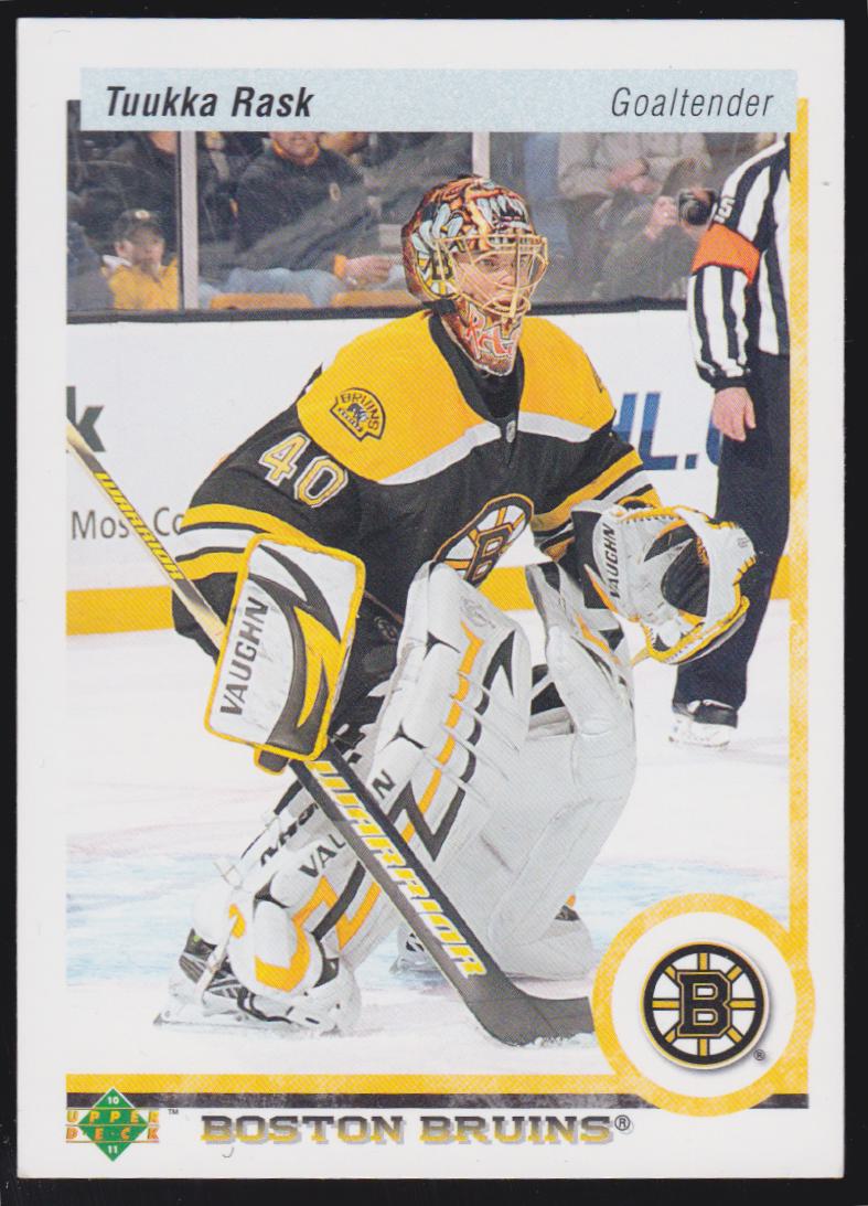 2010-11 Upper Deck 20th Anniversary Parallel #183 Tuukka Rask (image for) 2010-11 Upper Deck 20th Anniversary Parallel #183 Tuukka Rask