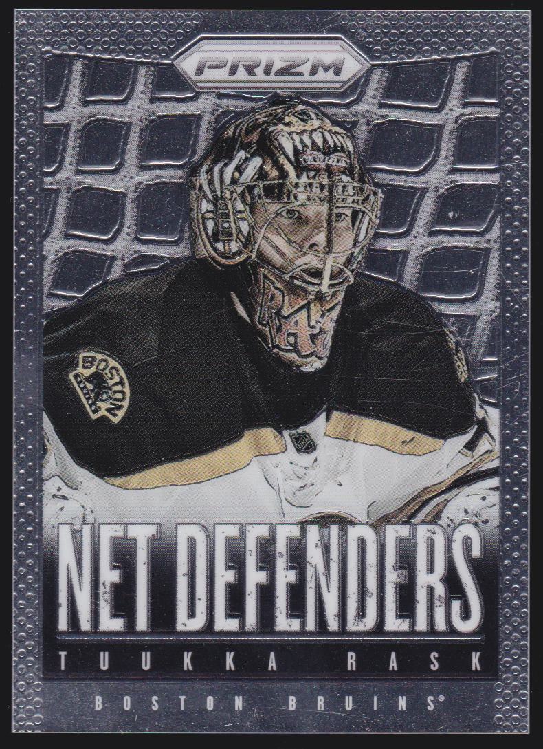 2013-14 Panini Prizm Net Defenders #ND12 Tuukka Rask (image for) 2013-14 Panini Prizm Net Defenders #ND12 Tuukka Rask