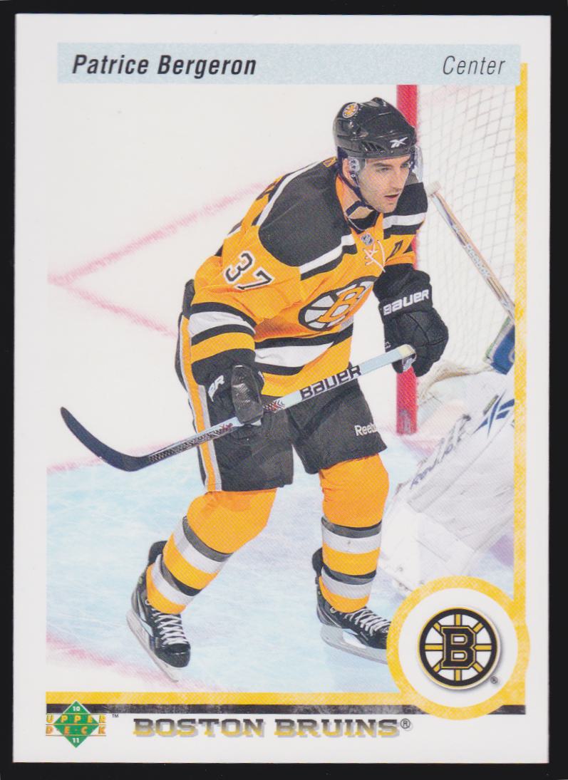 2010-11 Upper Deck 20th Anniversary Parallel #181 Patrice Bergeron (image for) 2010-11 Upper Deck 20th Anniversary Parallel #181 Patrice Bergeron