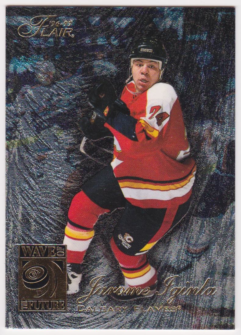 1996-97 Flair #103 Jarome Iginla SP (image for) 1996-97 Flair #103 Jarome Iginla SP