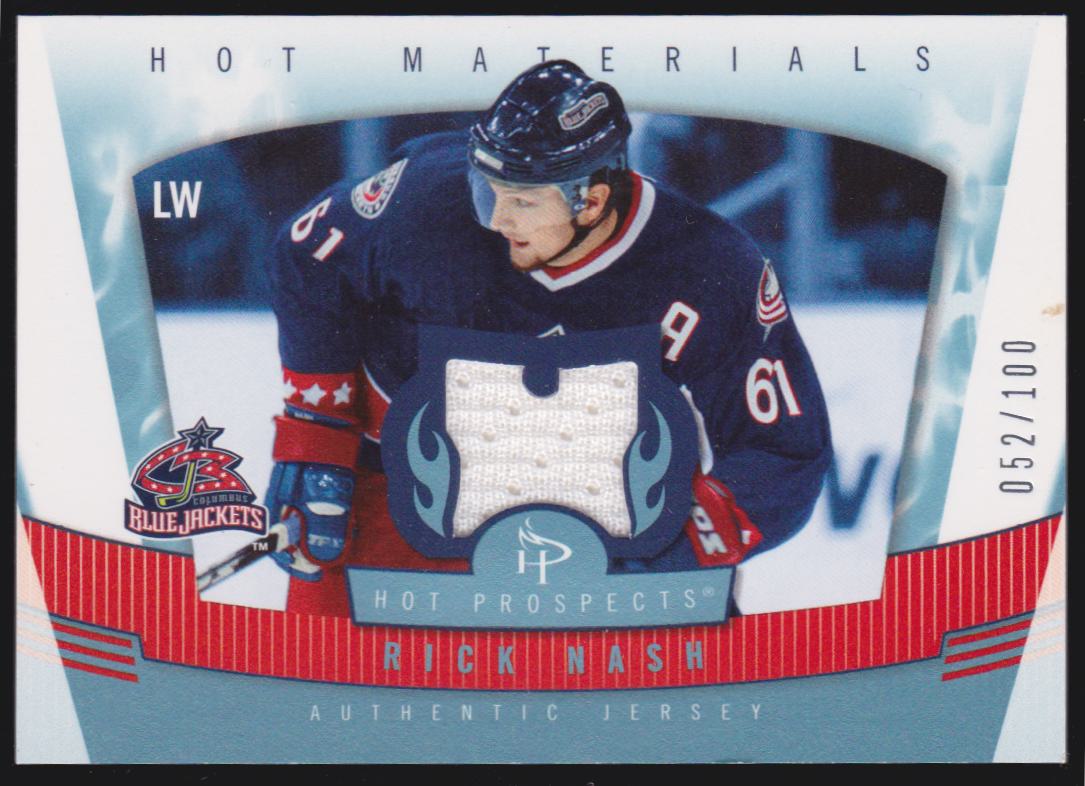 (image for) 2006-07 Hot Prospects Hot Materials Red Hot #HMRN Rick Nash
