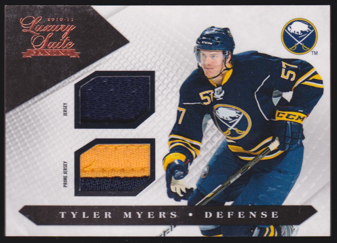 (image for) 2010-11 Luxury Suite Jerseys Prime #10 Tyler Myers 070/150