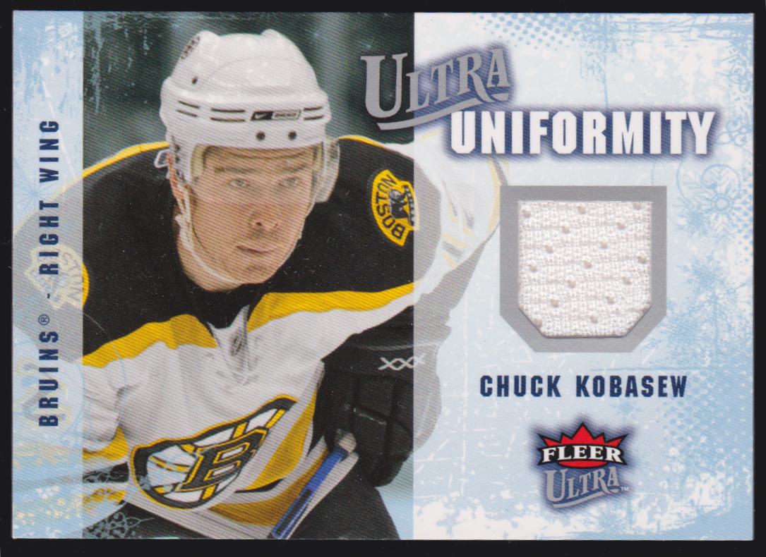 2008-09 Ultra Uniformity #UACK Chuck Kobasew (image for) 2008-09 Ultra Uniformity #UACK Chuck Kobasew