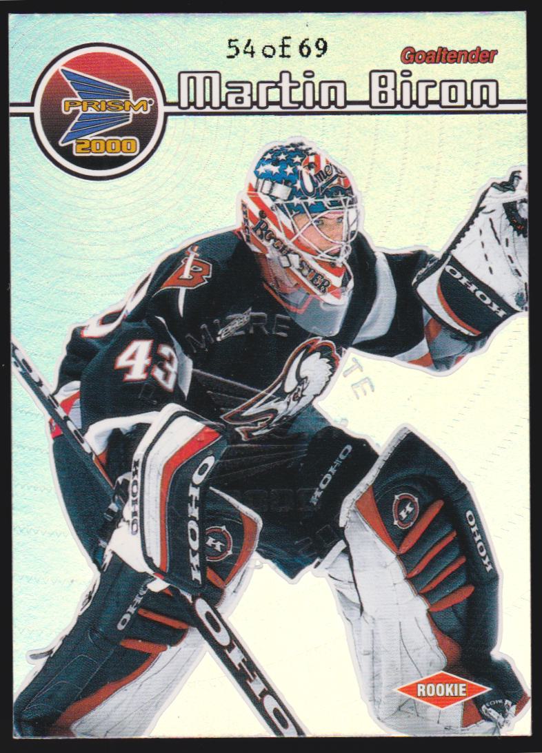 (image for) 1999-00 Pacific Prism Premiere Date #17 Martin Biron 54/69