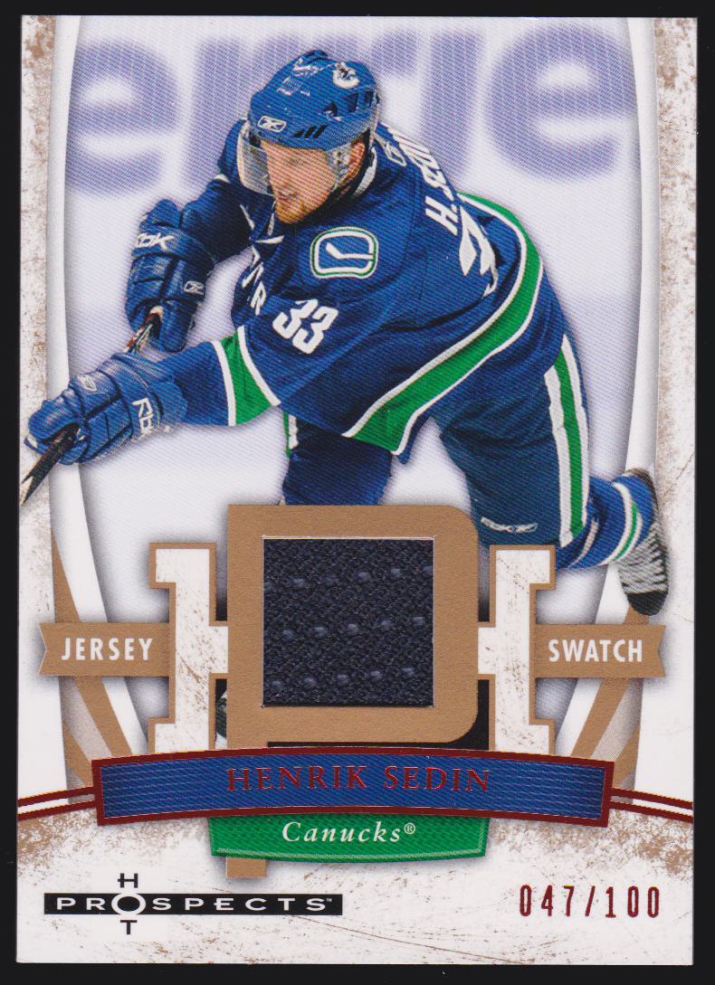 (image for) 2007-08 Hot Prospects Red Hot #33 Henrik Sedin 047/100