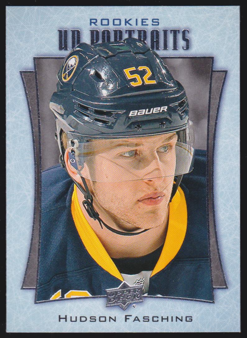 2016-17 Upper Deck UD Portraits #P59 Hudson Fasching (image for) 2016-17 Upper Deck UD Portraits #P59 Hudson Fasching