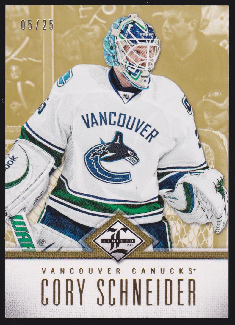(image for) 2012-13 Limited Gold #127 Cory Schneider 05/25