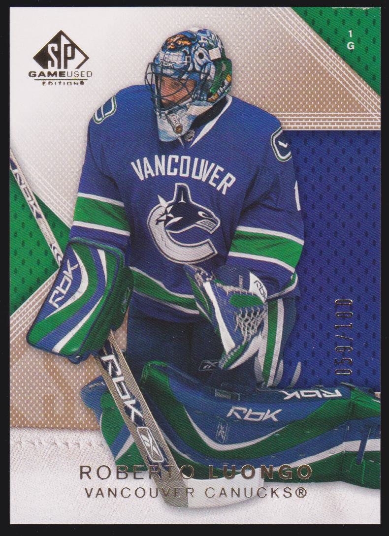 (image for) 2007-08 SP Game Used Gold #4 Roberto Luongo - 059/100