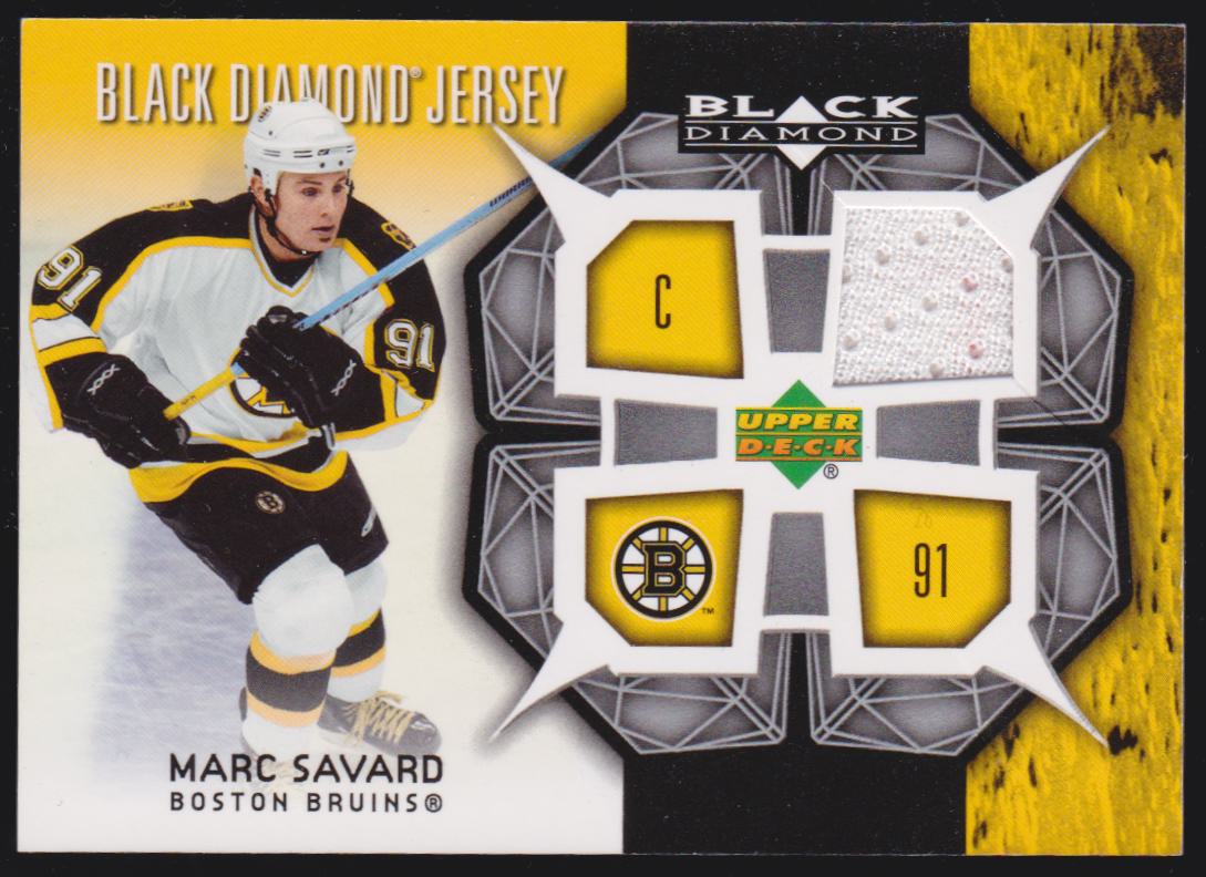 2007-08 Black Diamond Jerseys #BDJMS Marc Savard (image for) 2007-08 Black Diamond Jerseys #BDJMS Marc Savard
