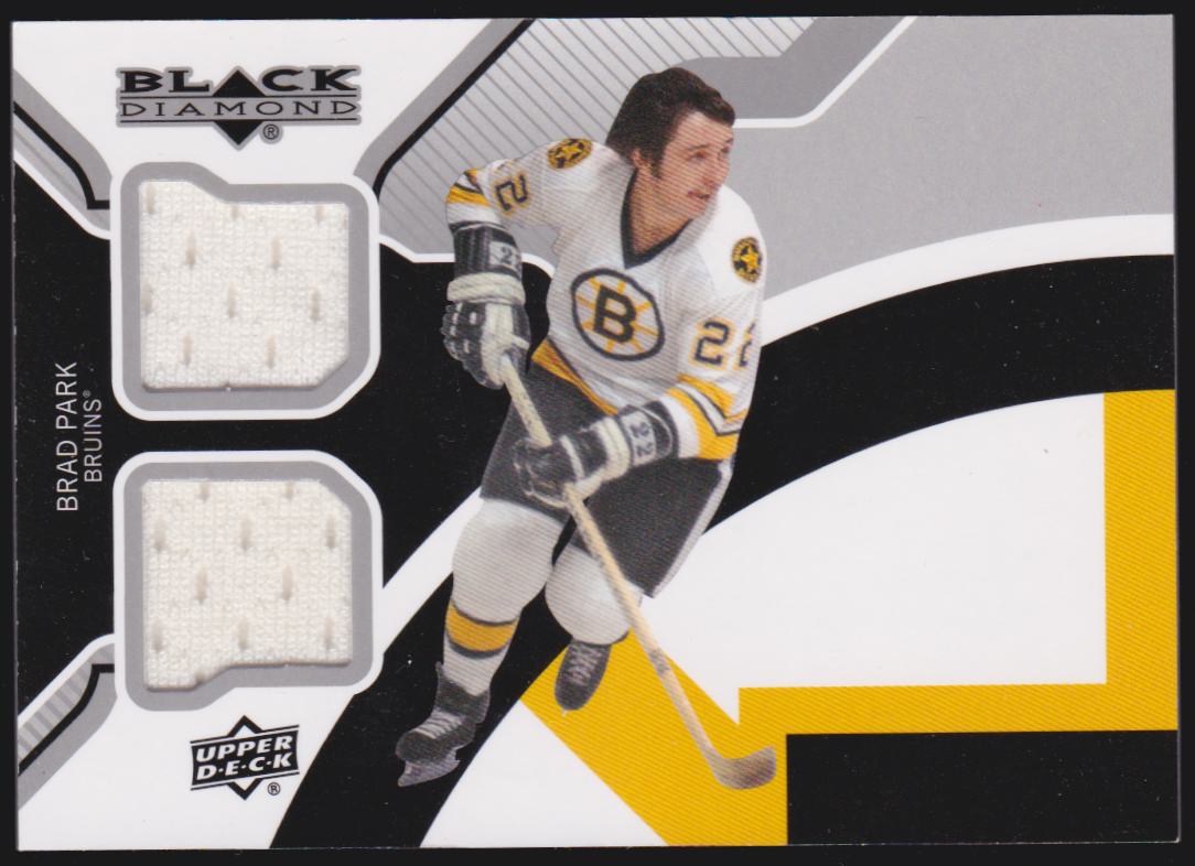2013-14 Black Diamond Dual Jerseys #BEESBP Brad Park (image for) 2013-14 Black Diamond Dual Jerseys #BEESBP Brad Park