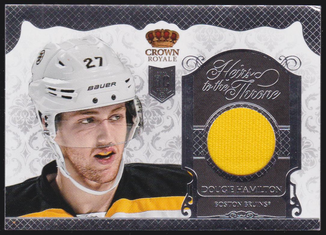 2013-14 Crown Royale Heirs to the Throne Materials #HTDH Dougie Hamilton (image for) 2013-14 Crown Royale Heirs to the Throne Materials #HTDH Dougie Hamilton