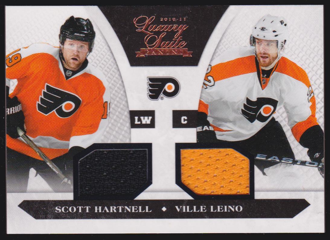 2010-11 Luxury Suite #91 Scott Hartnell/Ville Leino - Jerseys 249/599 (image for) 2010-11 Luxury Suite #91 Scott Hartnell/Ville Leino - Jerseys 249/599
