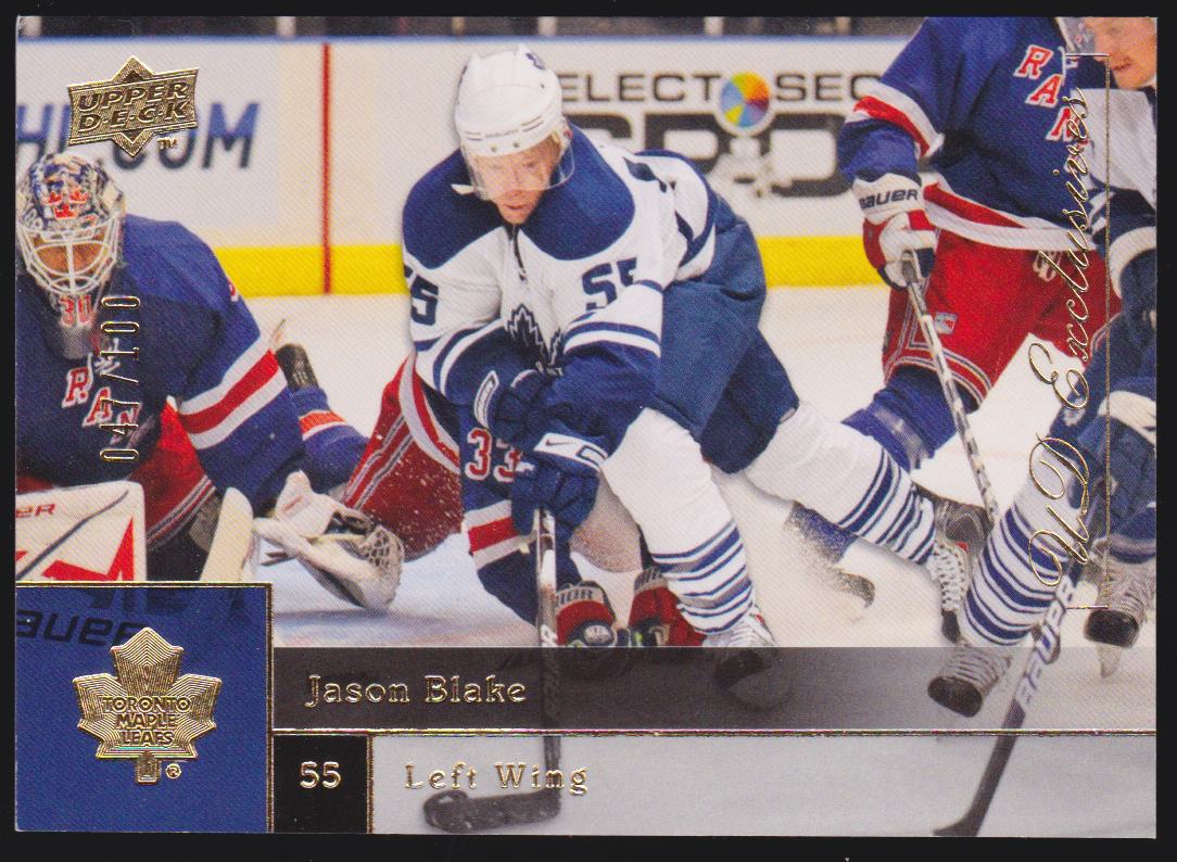 (image for) 2009-10 Upper Deck Exclusives #279 Jason Blake 047/100