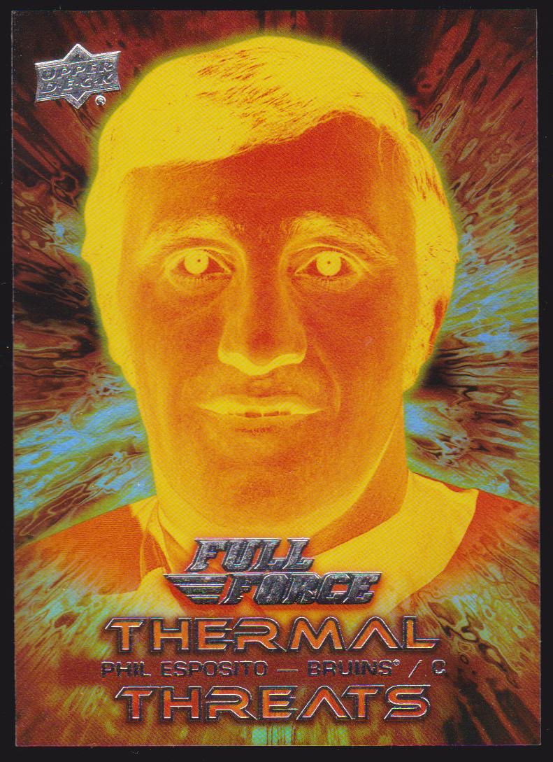 (image for) 2015-16 Upper Deck Full Force Thermal Threats #TTPE Phil Esposito