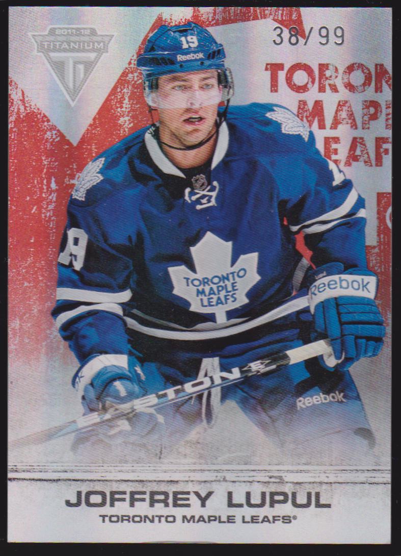 2011-12 Panini Titanium Spectrum Ruby #48 Joffrey Lupul 38/99 (image for) 2011-12 Panini Titanium Spectrum Ruby #48 Joffrey Lupul 38/99