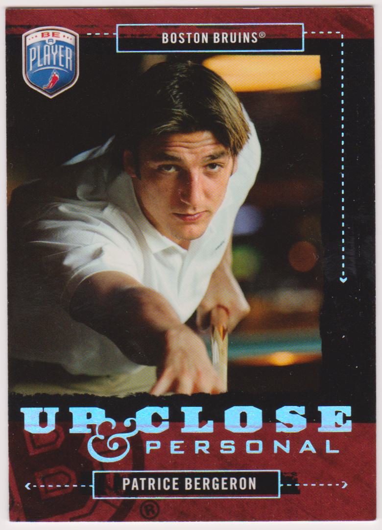 2006-07 Be A Player Up Close and Personal #UC42 Patrice Bergeron 270/999 (image for) 2006-07 Be A Player Up Close and Personal #UC42 Patrice Bergeron 270/999