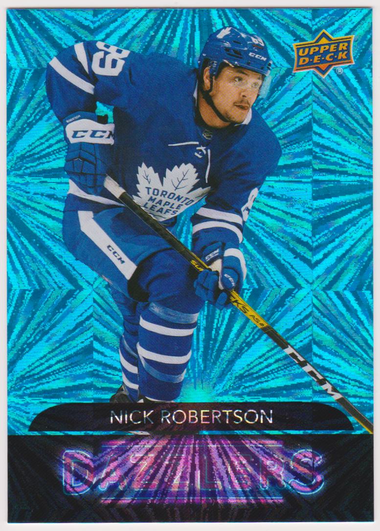 2020-21 Upper Deck Dazzlers #DZ91 Nick Robertson - RC Year (image for) 2020-21 Upper Deck Dazzlers #DZ91 Nick Robertson - RC Year