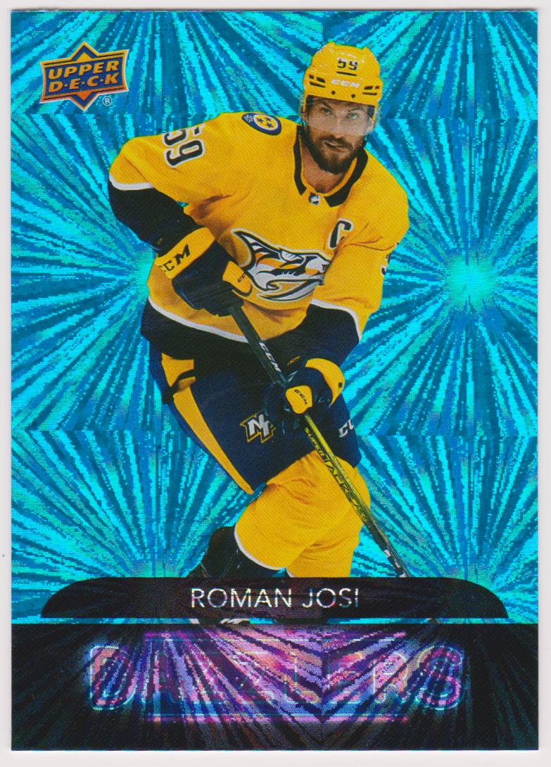 2020-21 Upper Deck Dazzlers #DZ76 Roman Josi (image for) 2020-21 Upper Deck Dazzlers #DZ76 Roman Josi