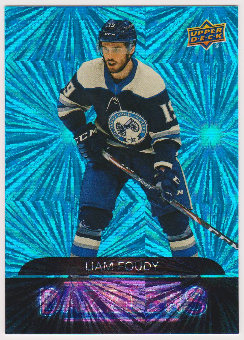 2020-21 Upper Deck Dazzlers #DZ63 Liam Foudy - RC Year (image for) 2020-21 Upper Deck Dazzlers #DZ63 Liam Foudy - RC Year