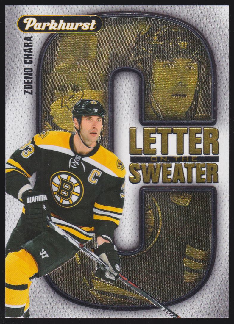 2016-17 Parkhurst Letter On The Sweater #LS2 Zdeno Chara (image for) 2016-17 Parkhurst Letter On The Sweater #LS2 Zdeno Chara