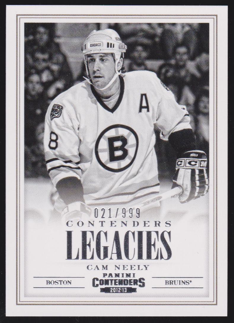 (image for) 2012-13 Panini Contenders Legacies #10 Cam Neely