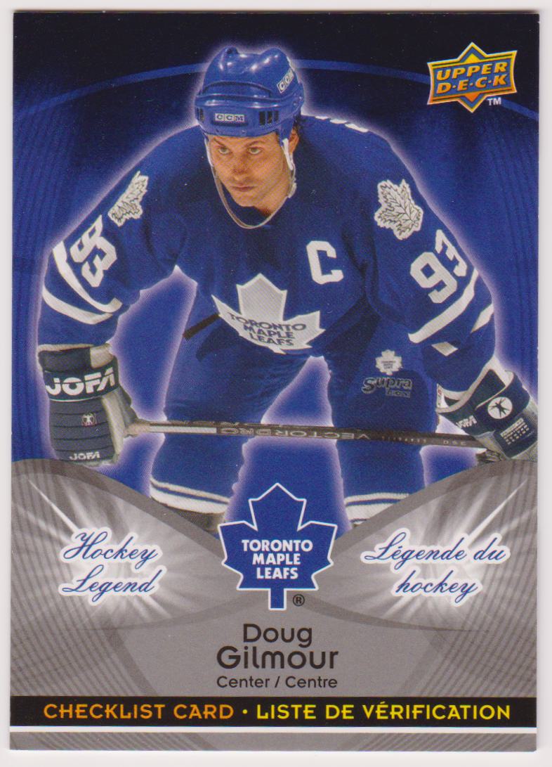 2009-10 McDonald's Upper Deck Checklists #CL6 Doug Gilmour (image for) 2009-10 McDonald's Upper Deck Checklists #CL6 Doug Gilmour