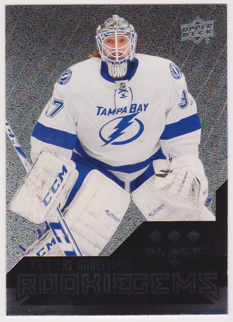 2014-15 Black Diamond #181 Kristers Gudlevskis RC (image for) 2014-15 Black Diamond #181 Kristers Gudlevskis RC