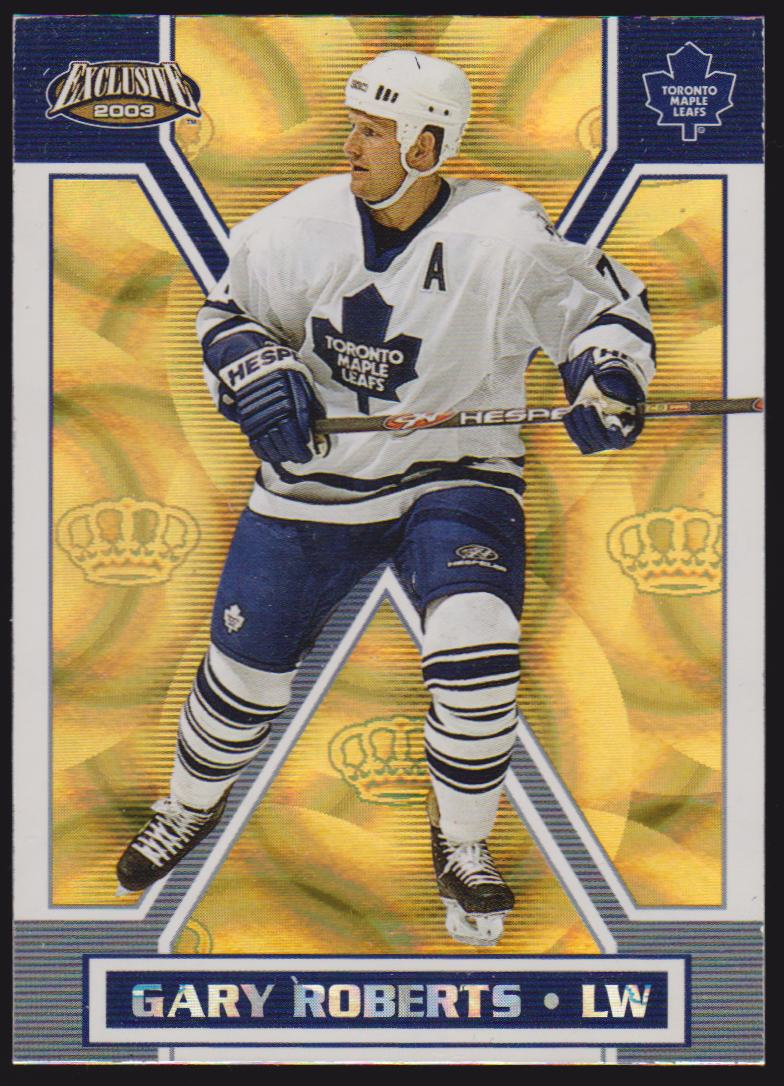 2002-03 Pacific Exclusive Gold #162 Gary Roberts (image for) 2002-03 Pacific Exclusive Gold #162 Gary Roberts
