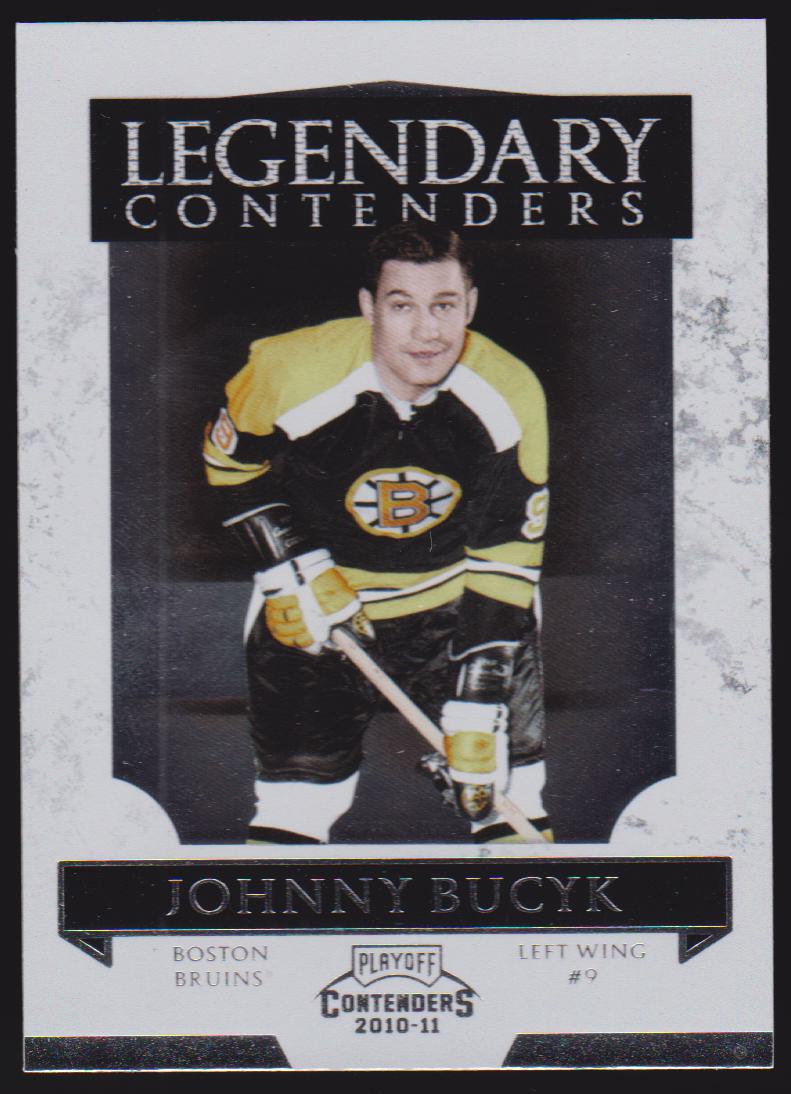 2010-11 Playoff Contenders Legendary Contenders #8 Johnny Bucyk (image for) 2010-11 Playoff Contenders Legendary Contenders #8 Johnny Bucyk