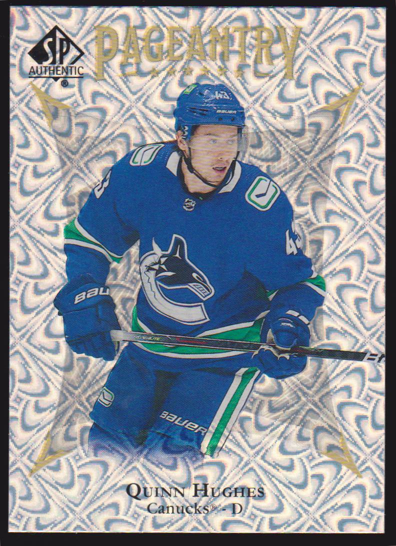 (image for) 2021-22 SP Authentic Pageantry #P9 Quinn Hughes