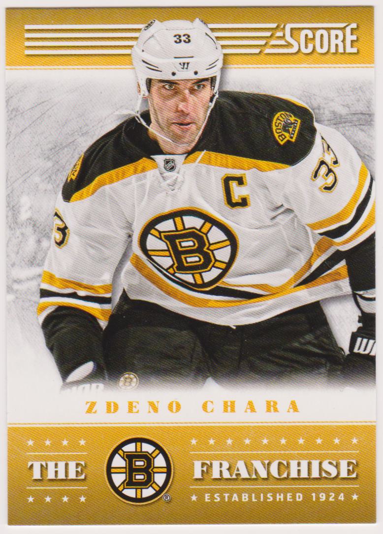 2013-14 Score Franchise #2 Zdeno Chara (image for) 2013-14 Score Franchise #2 Zdeno Chara