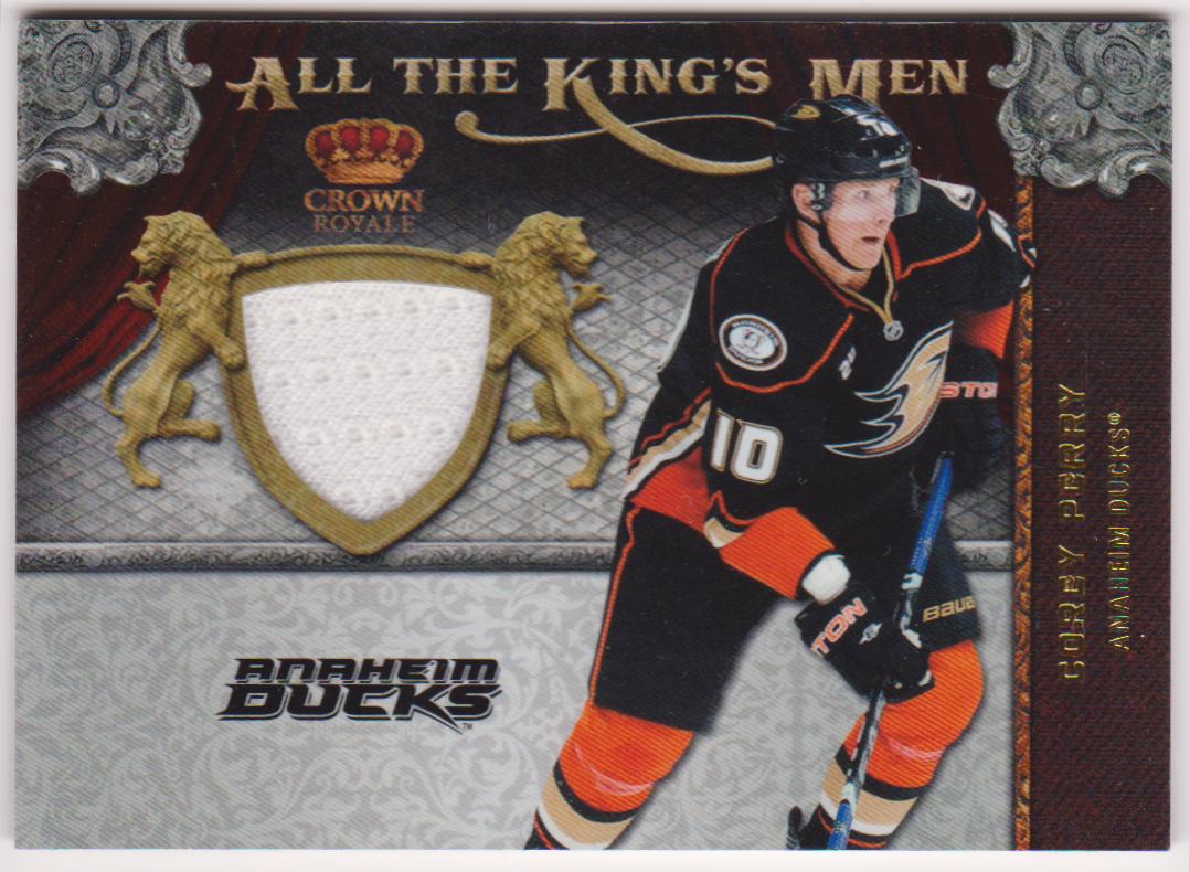 2011-12 Crown Royale All The Kings Men Materials #10 Corey Perry (image for) 2011-12 Crown Royale All The Kings Men Materials #10 Corey Perry