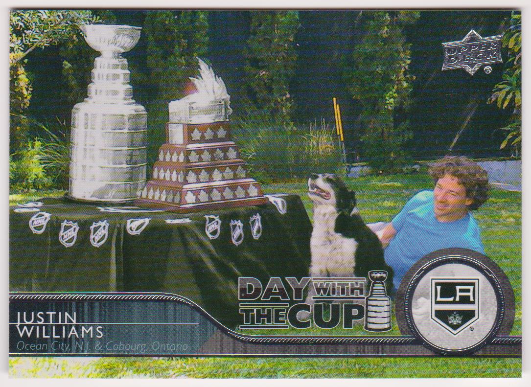 2014-15 Upper Deck Day With The Cup #DC7 Justin Williams (image for) 2014-15 Upper Deck Day With The Cup #DC7 Justin Williams