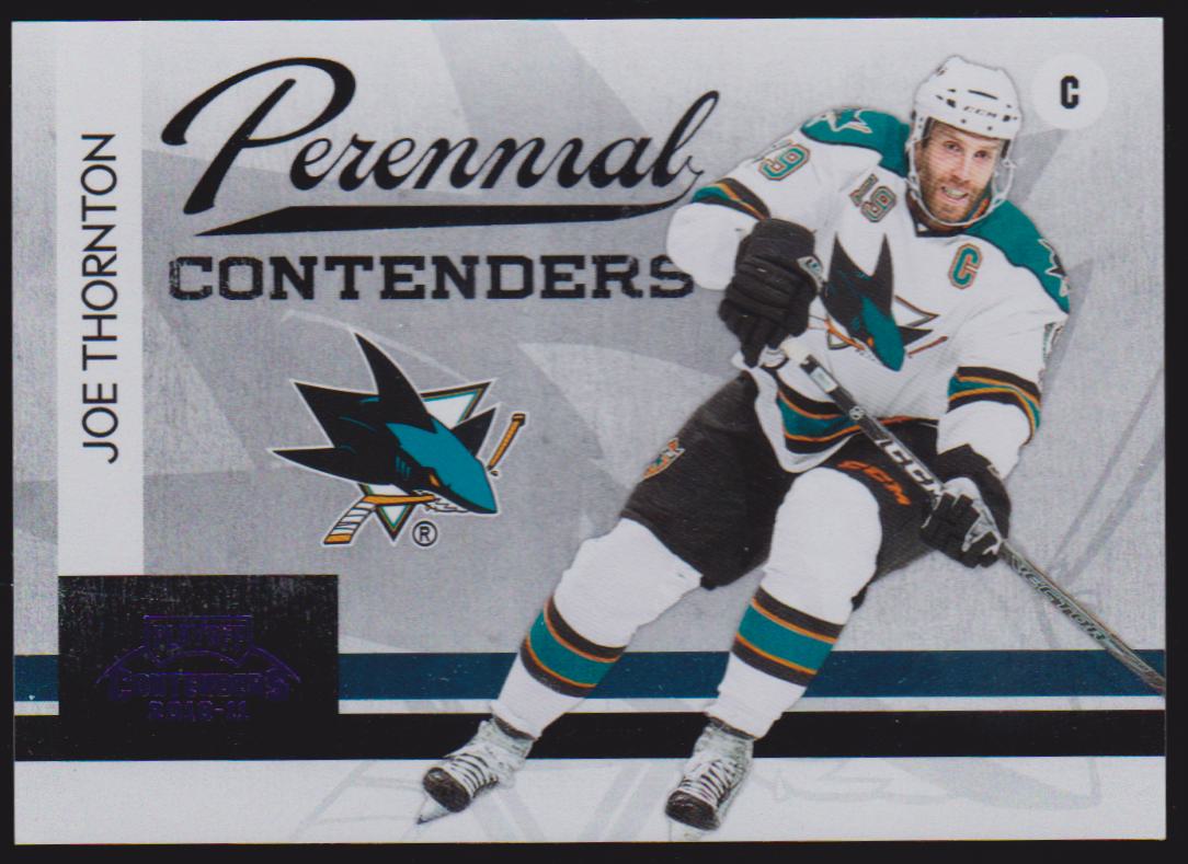 (image for) 2010-11 Playoff Contenders Perennial Contenders Purple #2 Joe Thornton 052/100