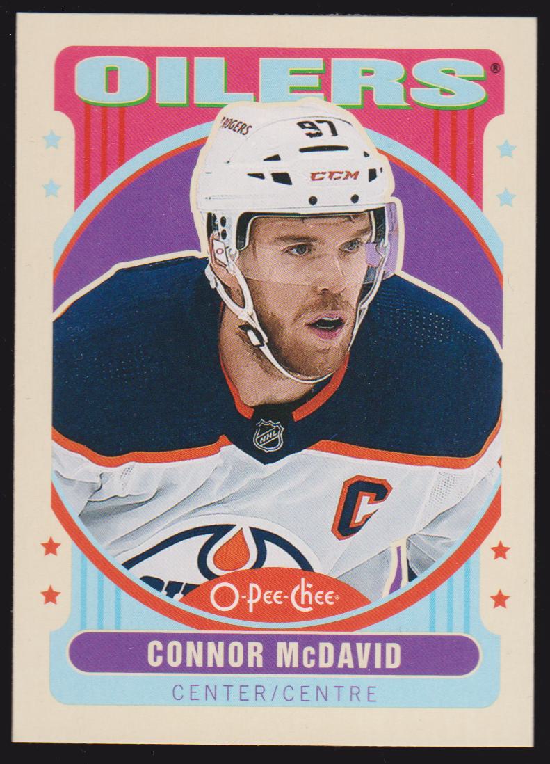 2021-22 O-Pee-Chee Retro #1 Connor McDavid (image for) 2021-22 O-Pee-Chee Retro #1 Connor McDavid