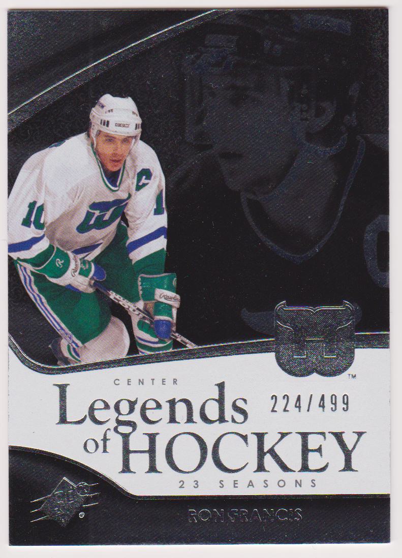 (image for) 2011-12 SPx #111 Ron Francis 224/499 Legends of Hockey