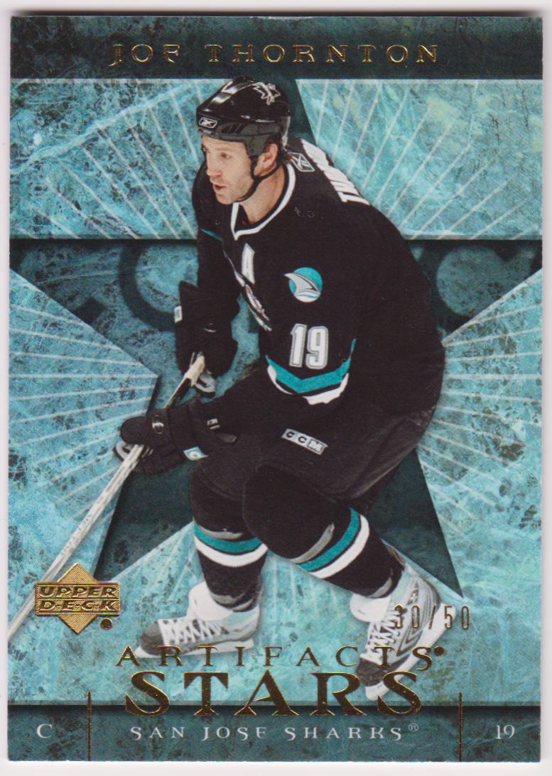 (image for) 2007-08 Artifacts Gold #125 Joe Thornton 30/50 - STAR
