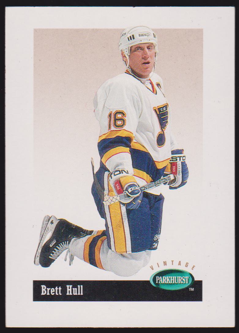 1994-95 Parkhurst Vintage #V35 Brett Hull (image for) 1994-95 Parkhurst Vintage #V35 Brett Hull