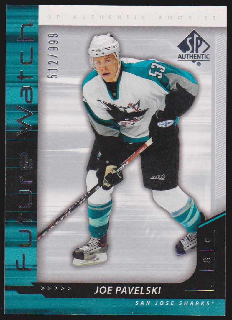(image for) 2006-07 SP Authentic #219 Joe Pavelski RC 512/999
