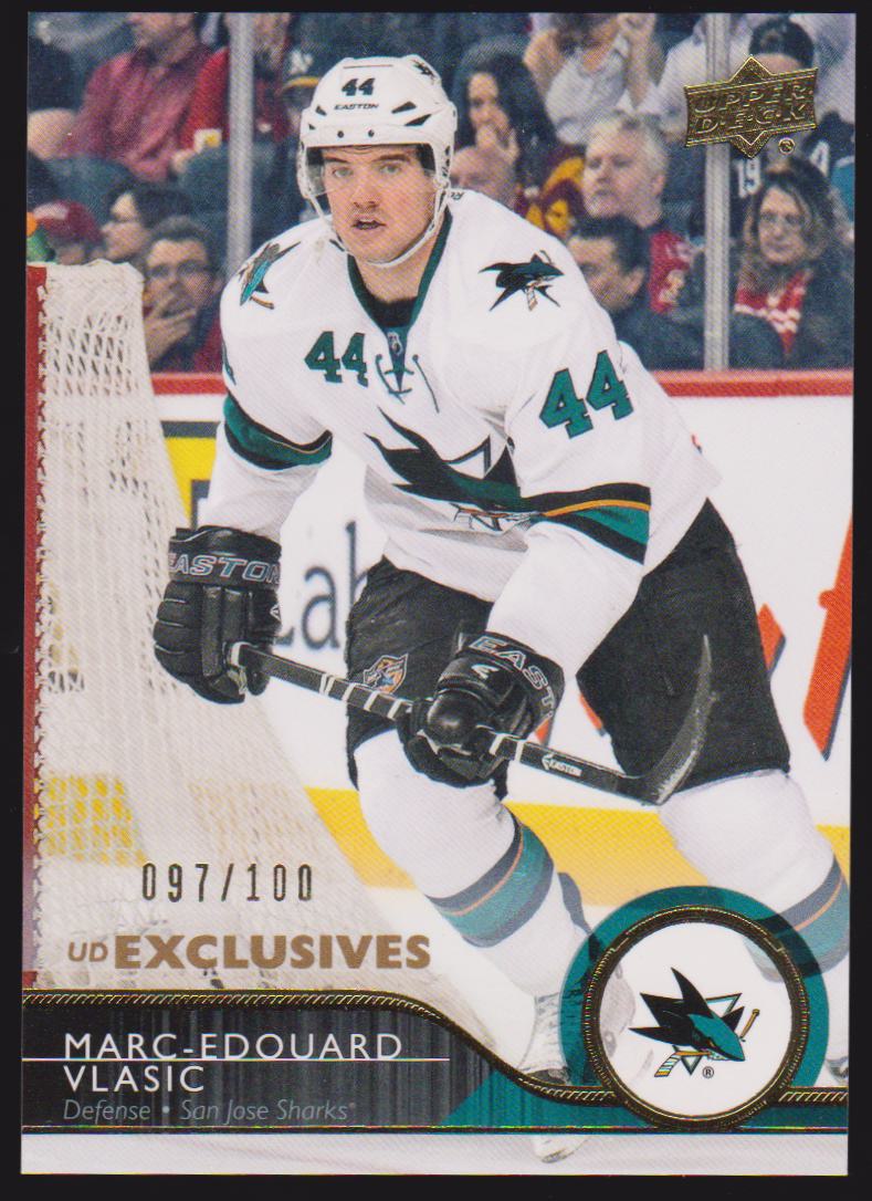 (image for) 2014-15 Upper Deck Exclusives #157 Marc-Edouard Vlasic 097/100