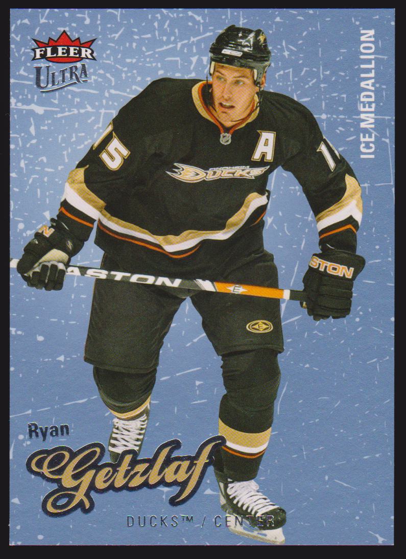 2008-09 Ultra Ice Medallion #102 Ryan Getzlaf 067/100 (image for) 2008-09 Ultra Ice Medallion #102 Ryan Getzlaf 067/100