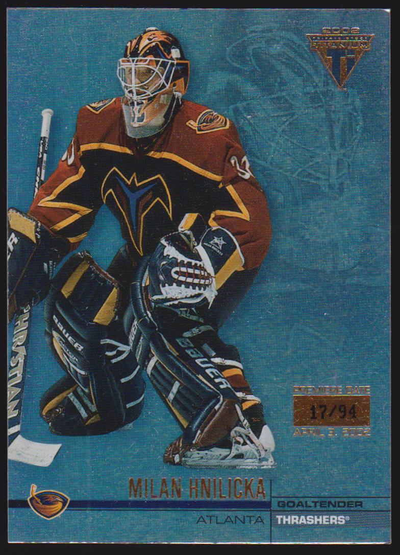 (image for) 2001-02 Titanium Premiere Date #5 Milan Hnilicka 17/94