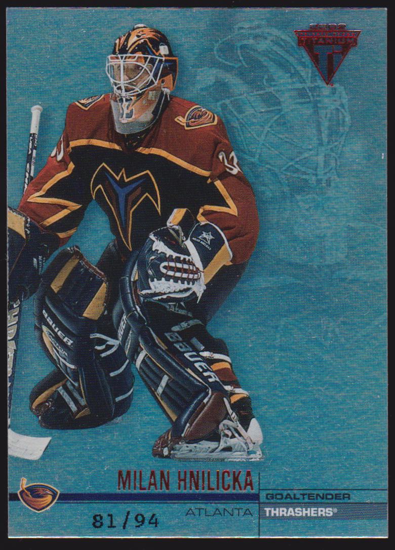 (image for) 2001-02 Titanium Hobby Red #5 Milan Hnilicka 81/94