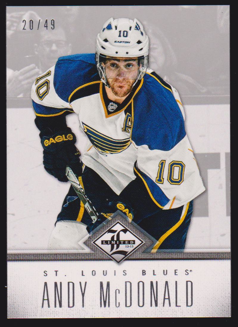 2012-13 Limited Silver #19 Andy McDonald 20/49 (image for) 2012-13 Limited Silver #19 Andy McDonald 20/49
