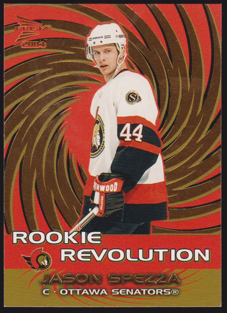 2003-04 Pacific Prism Rookie Revolution #11 Jason Spezza (image for) 2003-04 Pacific Prism Rookie Revolution #11 Jason Spezza