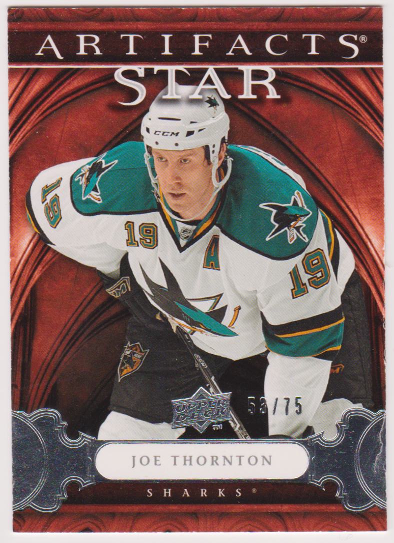 (image for) 2009-10 Artifacts Silver #139 Joe Thornton - STAR - 53/75