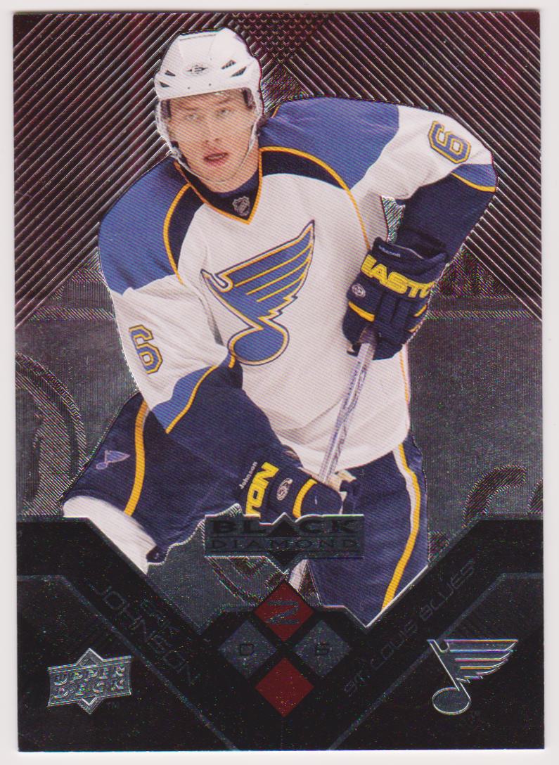 2008-09 Black Diamond Ruby #123 Erik Johnson 057/100 (image for) 2008-09 Black Diamond Ruby #123 Erik Johnson 057/100