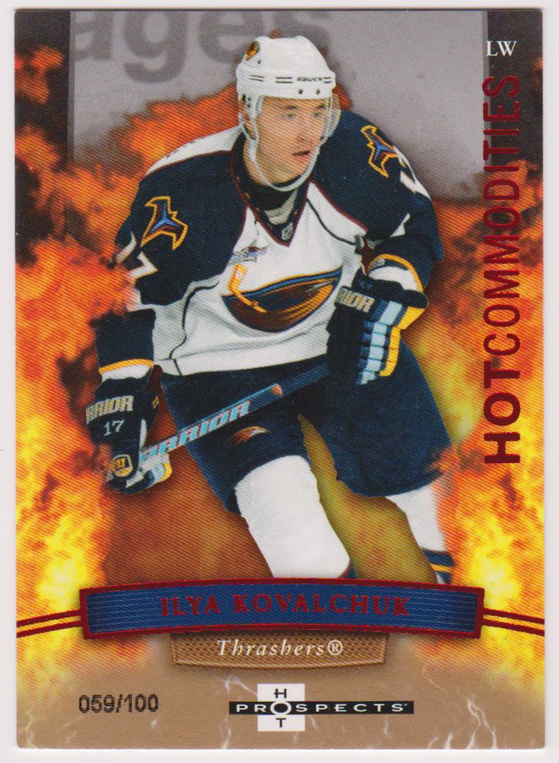 (image for) 2007-08 Hot Prospects Red Hot #117 Ilya Kovalchuk 059/100