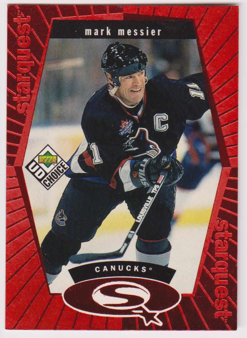 1998-99 UD Choice StarQuest Red #SQ29 Mark Messier (image for) 1998-99 UD Choice StarQuest Red #SQ29 Mark Messier